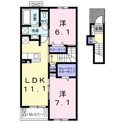 グランツリーベ　Ⅰ 203【管理NO：1-026390601-02030】 ★家具家電は申し込み後に搬入します 2026年08月下旬入居可能の外観画像