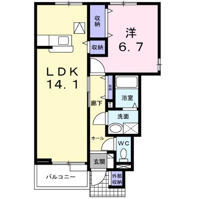 ピュアパレスⅢ 112【管理NO：1-011879902-01040】 ★家具家電は申し込み後に搬入します 2026年08月下旬入居可能の外観画像