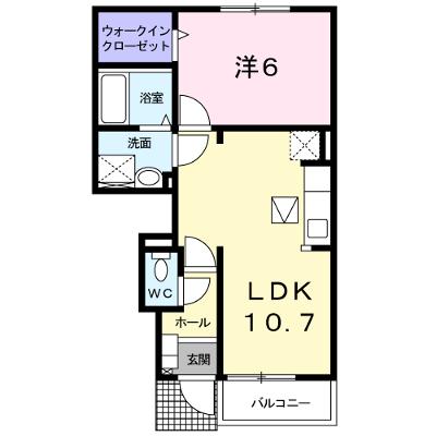 ベルズかたかごＢ 103【管理NO：1-014192502-01030】 ★家具家電は申し込み後に搬入します 2026年09月上旬入居可能の外観画像