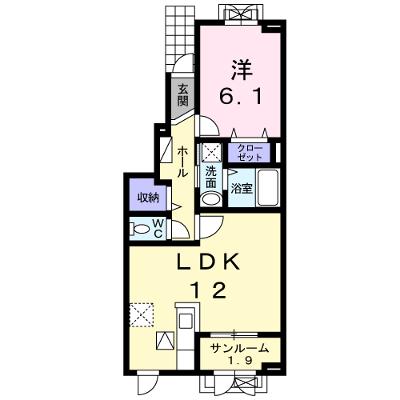 サニーⅢ 103【管理NO：1-023718102-01030】 ★家具家電は申し込み後に搬入します 2026年09月上旬入居可能の外観画像