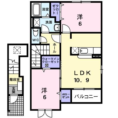 アクティブＹ２１　Ｂ 203【管理NO：1-014265202-02030】 ★家具家電は申し込み後に搬入します★ ★2026年09月中旬入居可能★の外観画像