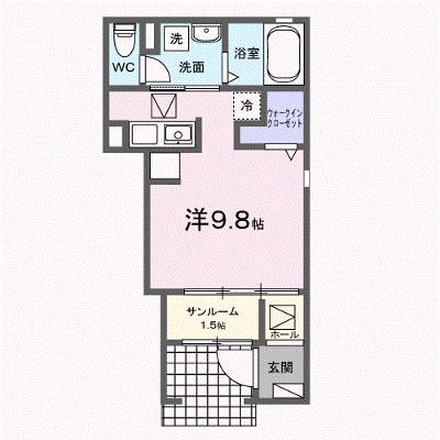 ラナキラ 101【管理NO：1-026804901-01010】 ★家具家電は申し込み後に搬入します★ ★2026年09月上旬入居可能★の外観画像