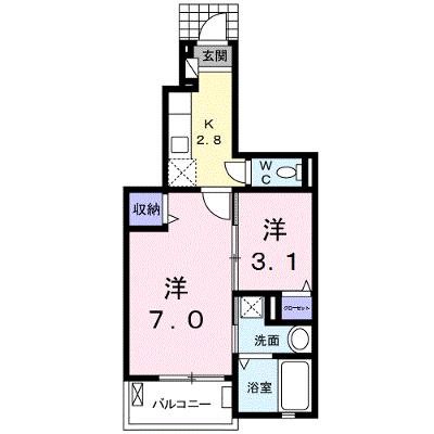 アグリ　ウェイ　Ⅰ 104【管理NO：1-023338601-01040】 ★家具家電は申し込み後に搬入します 2026年09月上旬入居可能の外観画像
