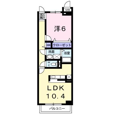 エスポアメゾンⅡ 504【管理NO：1-016113901-05040】 ★家具家電は申し込み後に搬入します★ ★2026年10月中旬入居可能★の外観画像