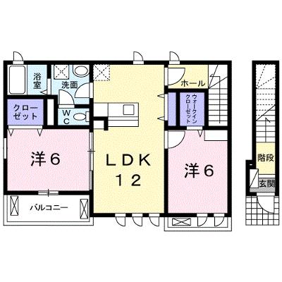 シャルムカヌキ 201【管理NO：1-017889001-02010】 ★家具家電は申し込み後に搬入します★ ★2026年09月下旬入居可能★の外観画像