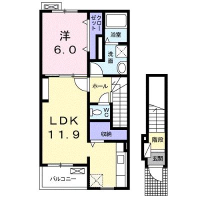 ビオーラＫⅠ 202【管理NO：1-020852701-02020】 ★家具家電は申し込み後に搬入します★ ★2026年09月上旬入居可能★の外観画像