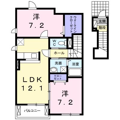 サンレミＡ 202【管理NO：1-015838201-02020】 ★家具家電は申し込み後に搬入します 2026年08月上旬入居可能の外観画像