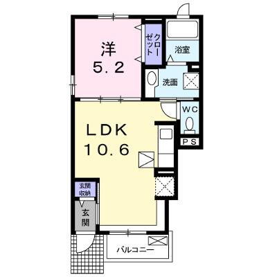 ハイムコンフォート下地 101【管理NO：1-022918301-01010】 ★家具家電は申し込み後に搬入します★の外観画像