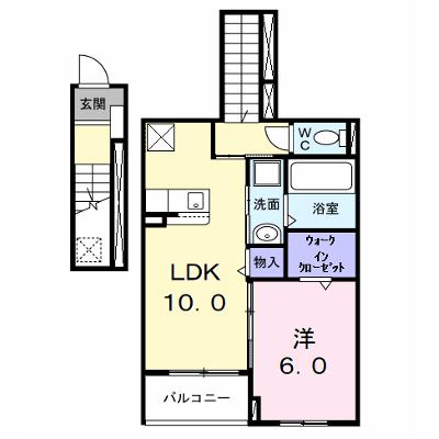 ＰＥＡＮＵＴＳ（ピ－ナッツ） 206【管理NO：1-028375501-02050】 ★家具家電は申し込み後に搬入します 2026年10月上旬入居可能の外観画像
