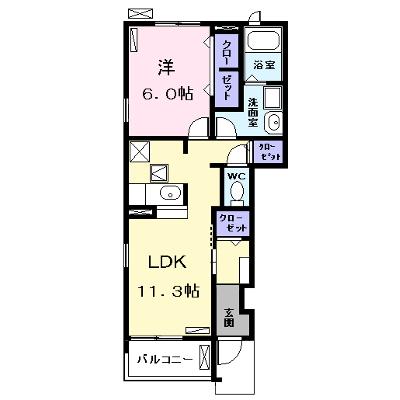 ＫＵＲＡ 101【管理NO：1-017241301-01010】 ★家具家電は申し込み後に搬入します★ ★2026年09月上旬入居可能★の外観画像
