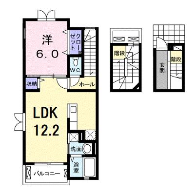 ベル・セゾン 302【管理NO：1-016858801-03020】 ★家具家電は申し込み後に搬入します★ ★2026年10月上旬入居可能★の外観画像