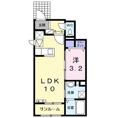 グラシオ 105【管理NO：1-025643601-01040】 ★家具家電は申し込み後に搬入します 2026年09月中旬入居可能の外観画像