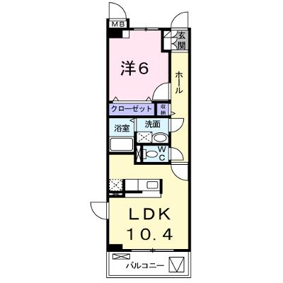 フィールド　ア　カラーステージ 108【管理NO：1-014416401-01070】 ★家具家電は申し込み後に搬入します 2026年09月中旬入居可能の外観画像