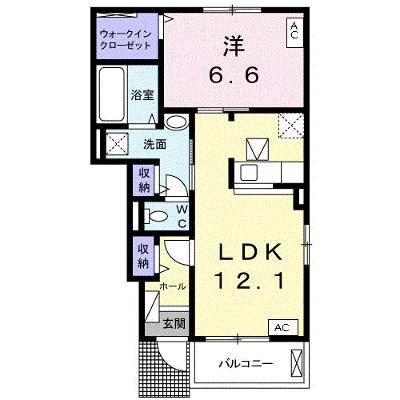 ラ・ヴェール 105【管理NO：1-022671101-01040】 ★家具家電は申し込み後に搬入します 2026年09月中旬入居可能の外観画像