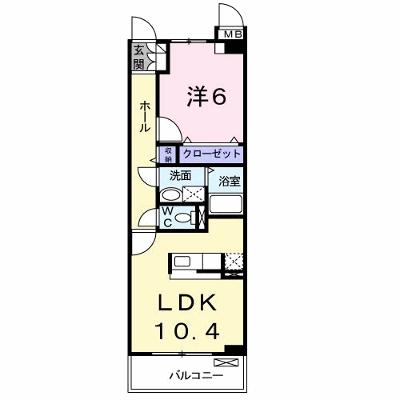 フィールド　ア　カラーステージ 203【管理NO：1-014416401-02030】 ★家具家電は申し込み後に搬入します 2026年08月下旬入居可能の外観画像