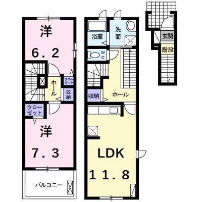 アネックス 201【管理NO：1-016489301-02010】 ★家具家電は申し込み後に搬入します★ ★2026年08月下旬入居可能★の外観画像