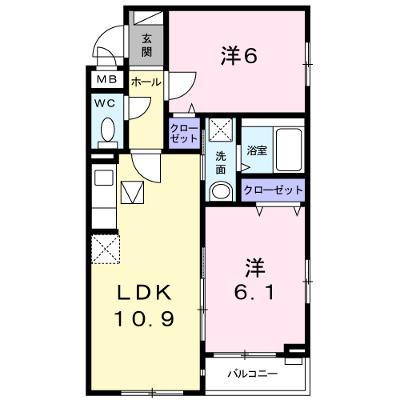 ハーモニー 101【管理NO：1-021559401-01010】 ★家具家電は申し込み後に搬入します★の外観画像
