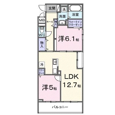 レスパスカルム 301【管理NO：1-028089201-03010】 ★家具家電は申し込み後に搬入します 2026年09月上旬入居可能の外観画像