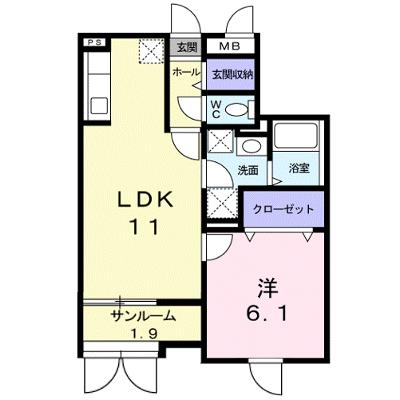 フューチャー栗東 102【管理NO：1-021312001-01020】 ★家具家電は申し込み後に搬入します 2026年08月中旬入居可能の外観画像