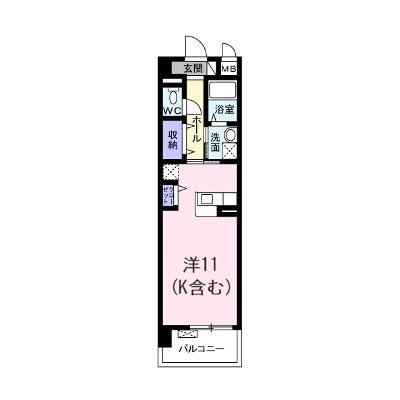 シカタ　シャンブレットⅠ 404【管理NO：1-018062001-04040】 ★家具家電は申し込み後に搬入します★の外観画像