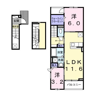 カーサ　デル　ソーレ 303【管理NO：1-028019001-03030】 ★家具家電は申し込み後に搬入します 2026年08月上旬入居可能の外観画像