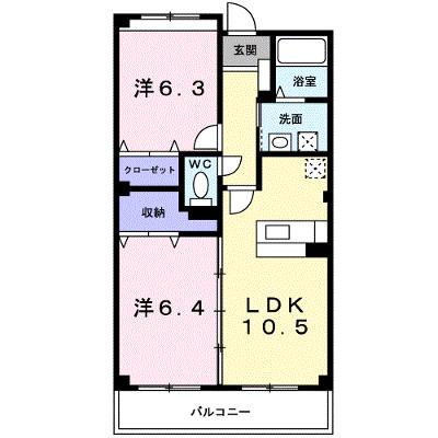 アンダンテ 207【管理NO：1-012900001-02060】 ★家具家電は申し込み後に搬入します★ ★2026年09月中旬入居可能★の外観画像