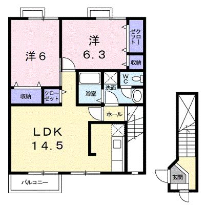 ハイツシマダ 202【管理NO：1-010625001-02020】 ★家具家電は申し込み後に搬入します★ ★2026年09月中旬入居可能★の外観画像