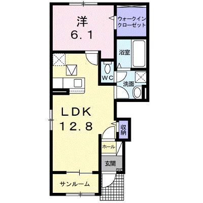 リヴァーサ・Ｋ　リン 101【管理NO：1-025434801-01010】 ★家具家電は申し込み後に搬入します★ ★2026年09月中旬入居可能★の外観画像