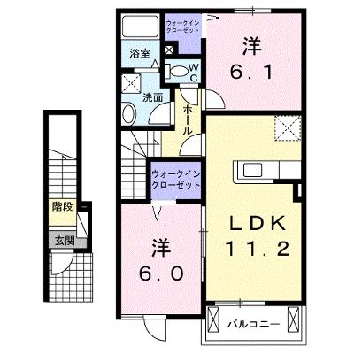 カンタービレ 203【管理NO：1-020601901-02030】 ★家具家電は申し込み後に搬入します★ ★2026年09月下旬入居可能★の外観画像
