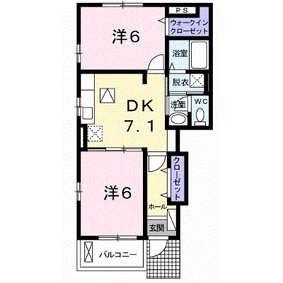 フジ　ミディ 101【管理NO：1-016961001-01010】 ★家具家電は申し込み後に搬入します★ ★2026年12月上旬入居可能★の外観画像