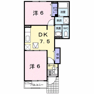 トラスト　コート 102【管理NO：1-014361301-01020】 ★家具家電は申し込み後に搬入します★の外観画像
