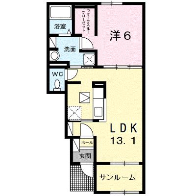 サンパティークＢ 104【管理NO：1-021209601-01040】 ★家具家電は申し込み後に搬入します★ ★2026年08月下旬入居可能★の外観画像