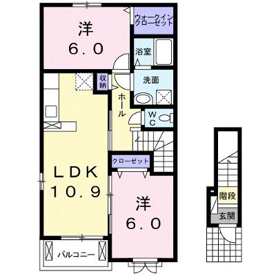 サード　コンフォート　Ｂ 201【管理NO：1-021856702-02010】 ★家具家電は申し込み後に搬入します★ ★2026年09月上旬入居可能★の外観画像
