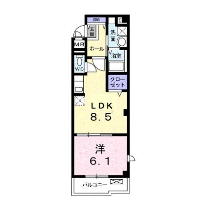 ＴＡＫＵＭＩ　２４ 401【管理NO：1-019447601-04010】 ★家具家電は申し込み後に搬入します★ ★2026年09月上旬入居可能★の外観画像