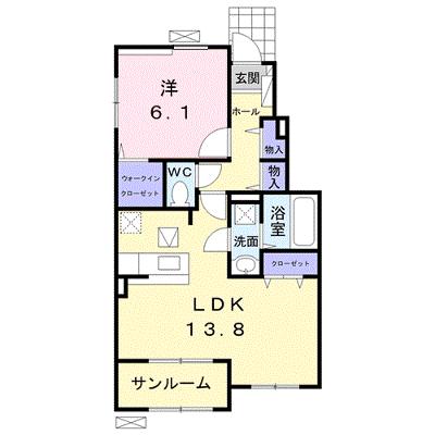 ブリッサⅡ 102【管理NO：1-024760502-01020】 ★家具家電は申し込み後に搬入します★ ★2026年09月上旬入居可能★の外観画像