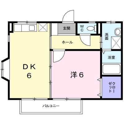 ポケット椎迫 101【管理NO：1-010109701-01010】 ★家具家電は申し込み後に搬入します★ ★2026年09月上旬入居可能★の外観画像