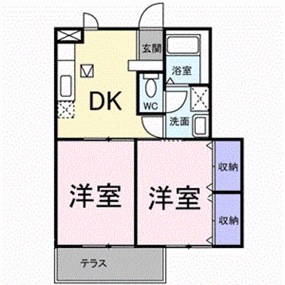 プラネッツあおき　１ 102【管理NO：1-007617301-01020】 ★家具家電は申し込み後に搬入します★の外観画像