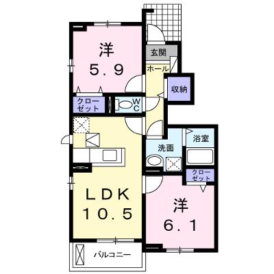 ラ・ルーチェⅠ 104【管理NO：1-021848401-01040】 ★家具家電は申し込み後に搬入します★ ★2026年09月上旬入居可能★の外観画像