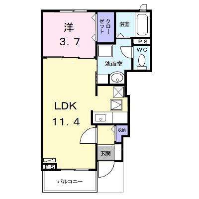 フェアリ－ベル 102【管理NO：1-014770001-01020】 ★家具家電は申し込み後に搬入します★ ★2026年08月下旬入居可能★の外観画像
