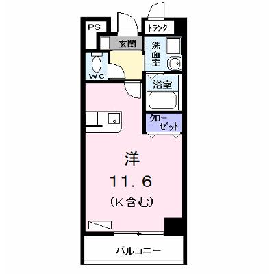 メゾンカルム 601【管理NO：1-009848301-06010】 ★家具家電は申し込み後に搬入します★ ★2026年08月下旬入居可能★の外観画像