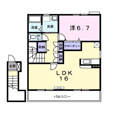 ノイプリティ－ 201【管理NO：1-013062101-02010】 ★家具家電は申し込み後に搬入します★の外観画像