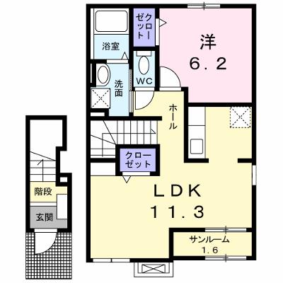 ミルキーパーク城所Ⅰ 204【管理NO：1-018378801-02040】 ★家具家電は申し込み後に搬入します 2026年08月上旬入居可能の外観画像