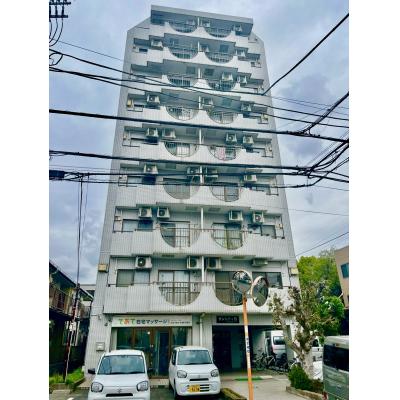 サンシティ５／広いマンスリーマンション１LDK４０㎡／駐車場完備／ペット相談／調理器具・食器類完備の外観画像