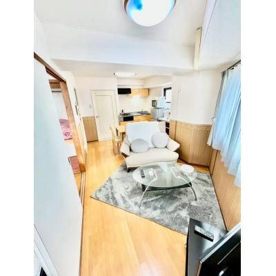 サンシティ５／広いマンスリーマンション１LDK４０㎡／駐車場完備／ペット相談／調理器具・食器類完備の物件写真3