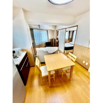 サンシティ５／広いマンスリーマンション１LDK４０㎡／駐車場完備／ペット相談／調理器具・食器類完備の物件写真6