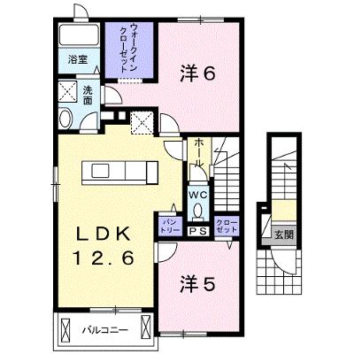 レイクサイドパレスＡ 201【管理NO：1-020206201-02010】 ★家具家電は申し込み後に搬入します★ ★2026年09月中旬入居可能★の外観画像