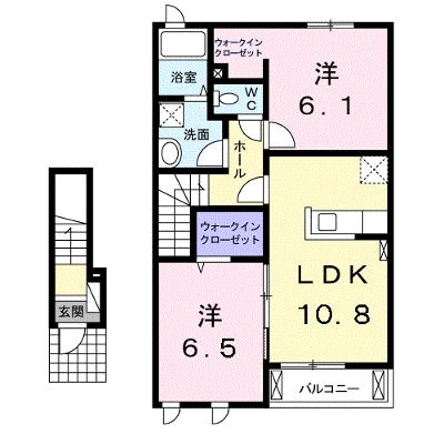 フロントリヴァーＢ 202【管理NO：1-019975402-02020】 ★家具家電は申し込み後に搬入します★ ★2026年09月中旬入居可能★の外観画像