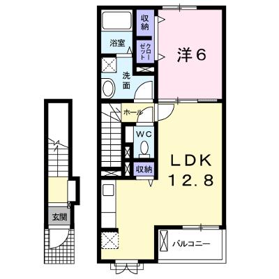ヴィラ　Ｈ，Ｓ 204【管理NO：1-022387601-02040】 ★家具家電は申し込み後に搬入します★ ★2026年10月上旬入居可能★の外観画像