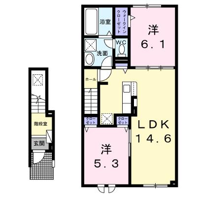 イニイチオ 203【管理NO：1-028161201-02030】 ★家具家電は申し込み後に搬入します 2026年09月中旬入居可能の外観画像
