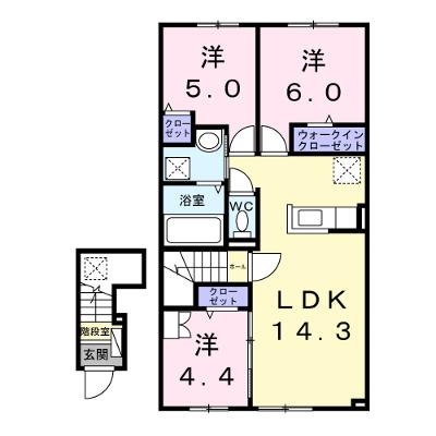 Ｍｕｓｉｃａ（ムジカ） 204【管理NO：1-028193901-02040】 ★家具家電は申し込み後に搬入します★ ★2026年09月下旬入居可能★の外観画像